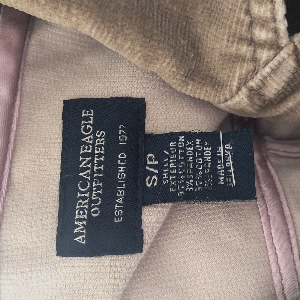 American outfitter Blazer, Tan, Corduroy,EUC,American, Eagle small, petite - Picture 6 of 6